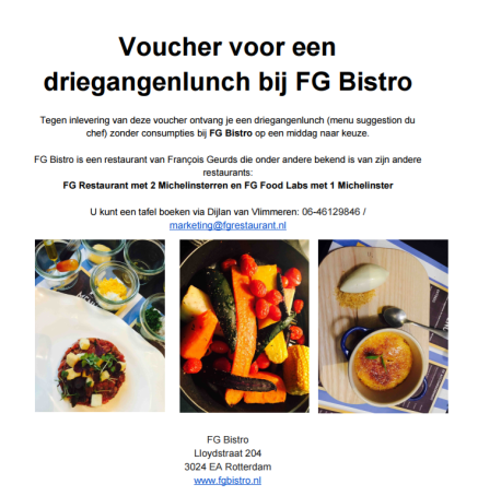 FG Bisto - Voucher lunch